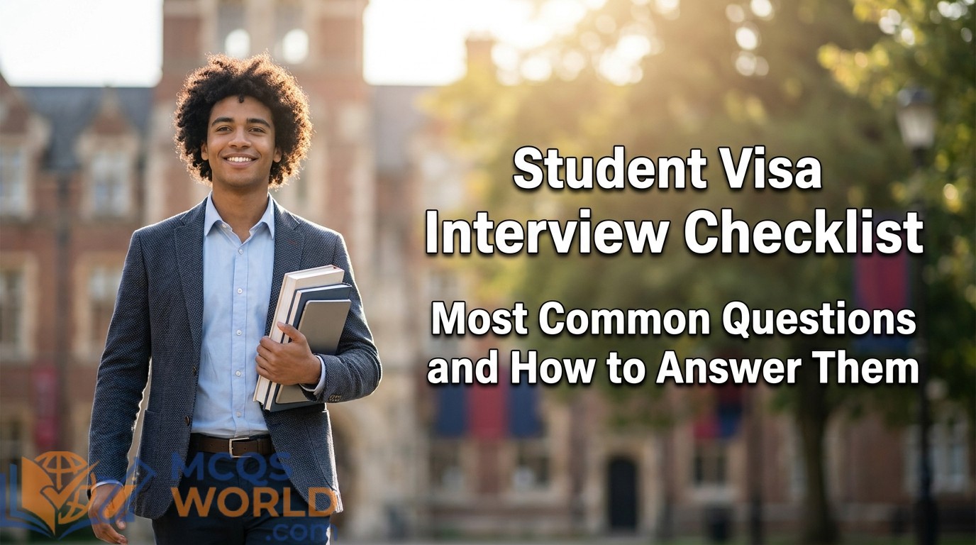Student Visa Interview Checklist: Most Common Questions and How to Answer Them Student Visa Interview Checklist: Most Common Questions and How to Answer Them