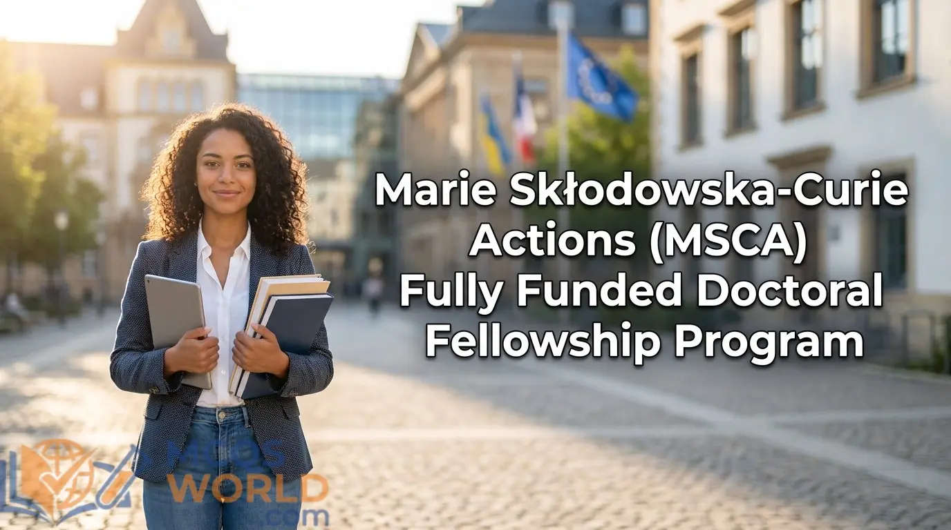 Marie Skłodowska-Curie Actions (MSCA): Fully Funded Doctoral Fellowship Program Marie Skłodowska-Curie Actions (MSCA): Fully Funded Doctoral Fellowship Program