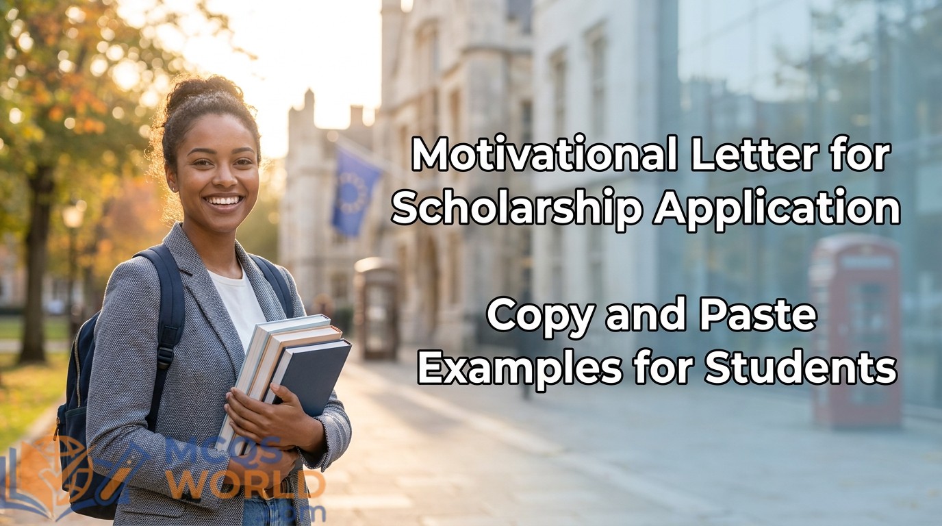 Motivational Letter for Scholarship Application: Copy and Paste Examples for Students Motivational Letter for Scholarship Application: Copy and Paste Examples for Students