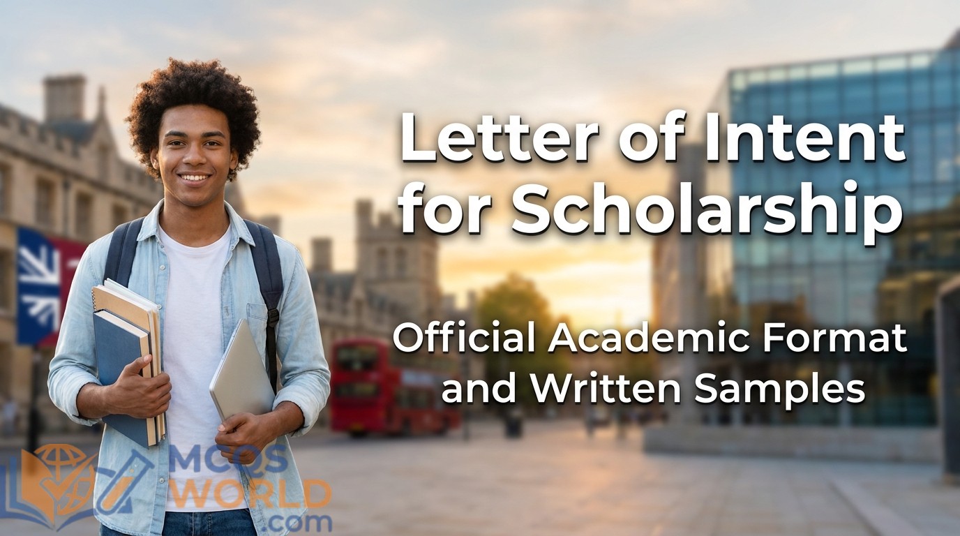 Letter of Intent for Scholarship: Official Academic Format and Written Samples Letter of Intent for Scholarship: Official Academic Format and Written Samples