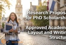 Research Proposal for PhD Scholarship: Approved Academic Layout and Writing Structure Research Proposal for PhD Scholarship: Approved Academic Layout and Writing Structure