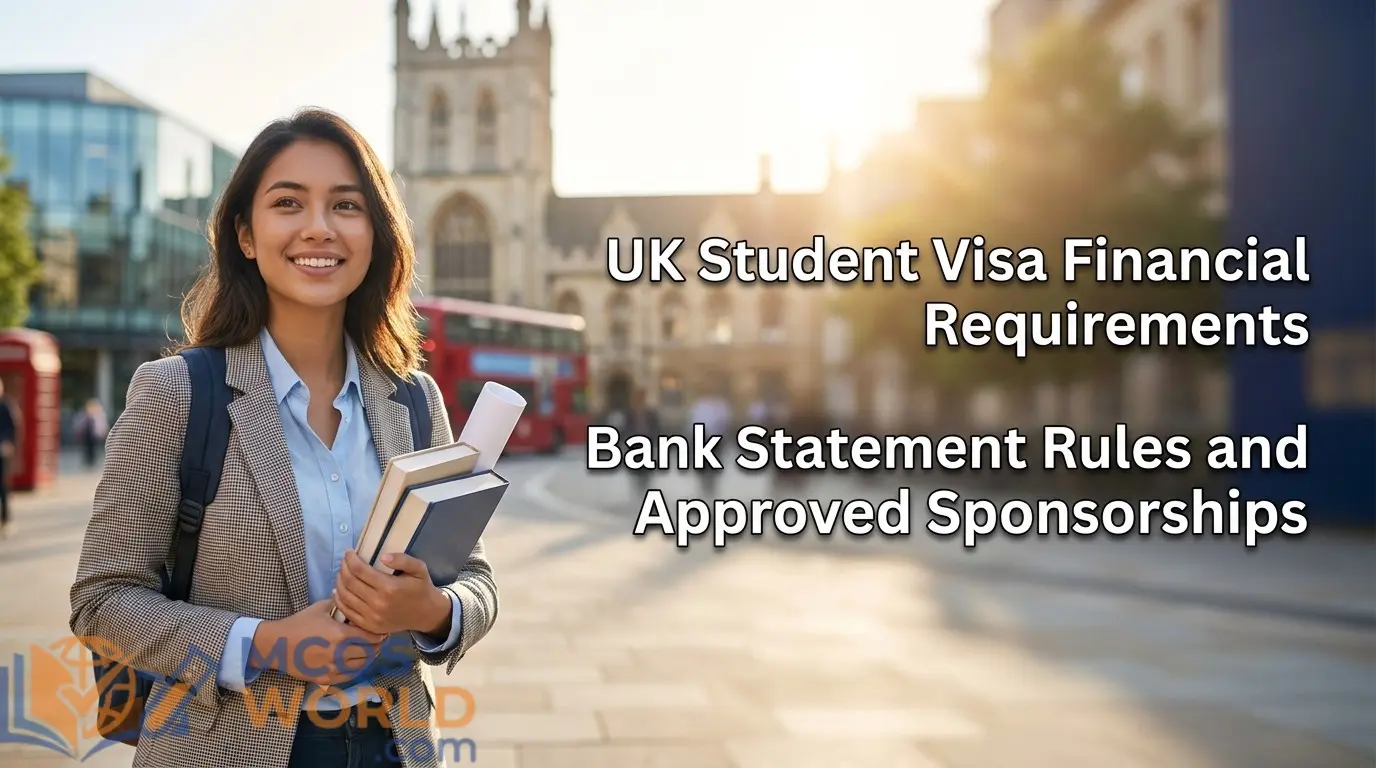 UK Student Visa Financial Requirements: Bank Statement Rules and Approved Sponsorships