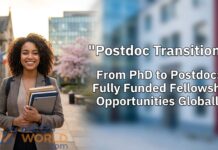 Postdoc Transitions: From PhD to Postdoc: Fully Funded Fellowship Opportunities Globally Postdoc Transitions: From PhD to Postdoc: Fully Funded Fellowship Opportunities Globally
