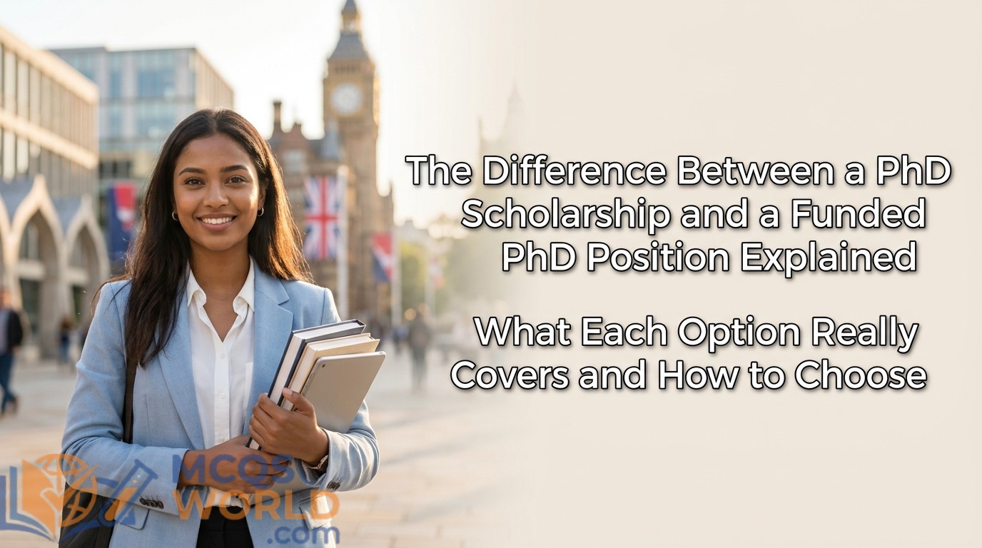 The Difference Between a PhD Scholarship and a Funded PhD Position Explained