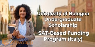 University of Bologna Undergraduate Scholarship (Italy): SAT-Based Funding Program University of Bologna Undergraduate Scholarship (Italy): SAT-Based Funding Program