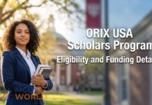 ORIX USA Scholars Program: Eligibility and Funding Details